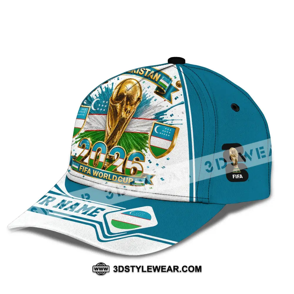 Personalized Cap Customized Uzbekistan World Cup 2026 Classic Cap - CLASSIC CAP / UNIVERSAL FIT - Cap
