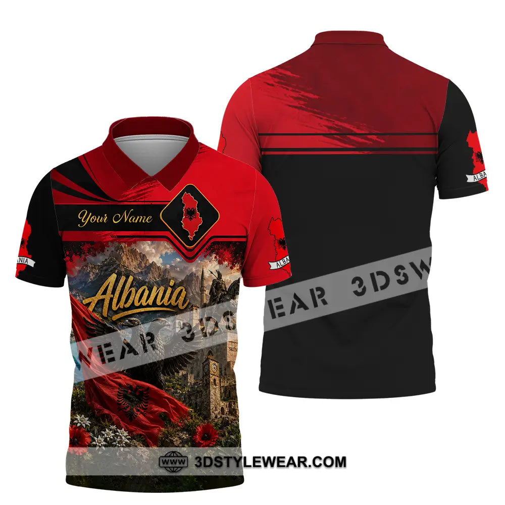 Unisex Shirt - Custom Albania Shirt - Polo Shirt / S - T-shirt