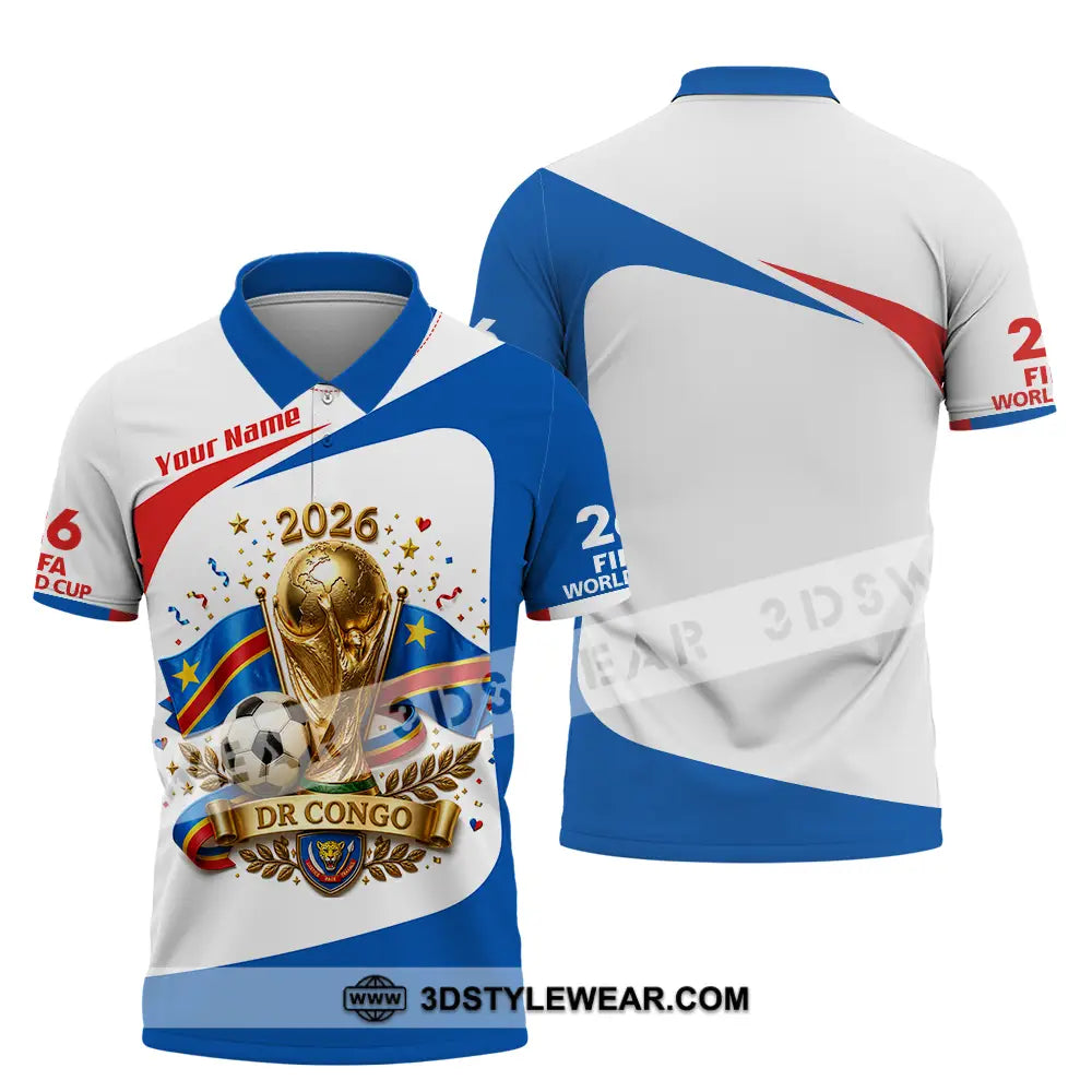 Unisex Shirt - Custom Dr Congo World Cup 2026 Shirt - Polo Shirt / S - T-shirt