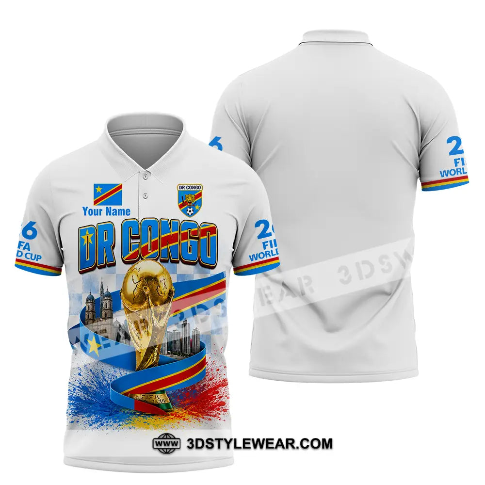 Unisex Shirt - Custom Dr Congo World Cup 2026 Shirt - Polo Shirt / S - T-shirt