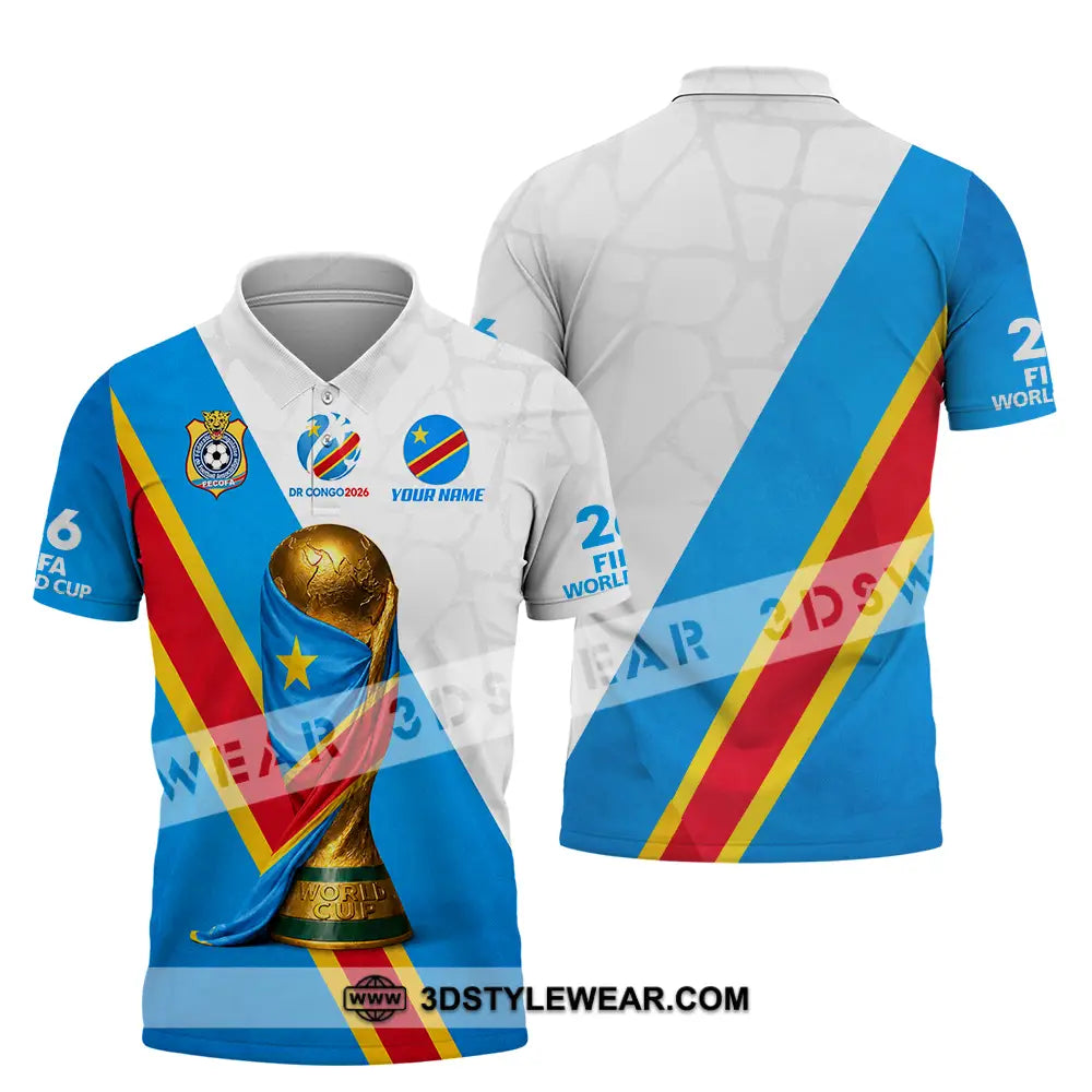 Unisex Shirt - Custom Dr Congo World Cup 2026 Shirt - Polo Shirt / S - T-shirt