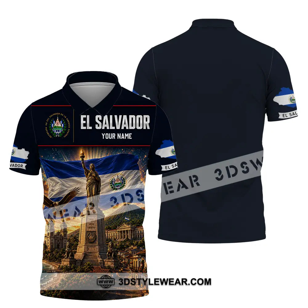Unisex Shirt - Custom El Salvador Shirt - Polo Shirt / S - T-shirt
