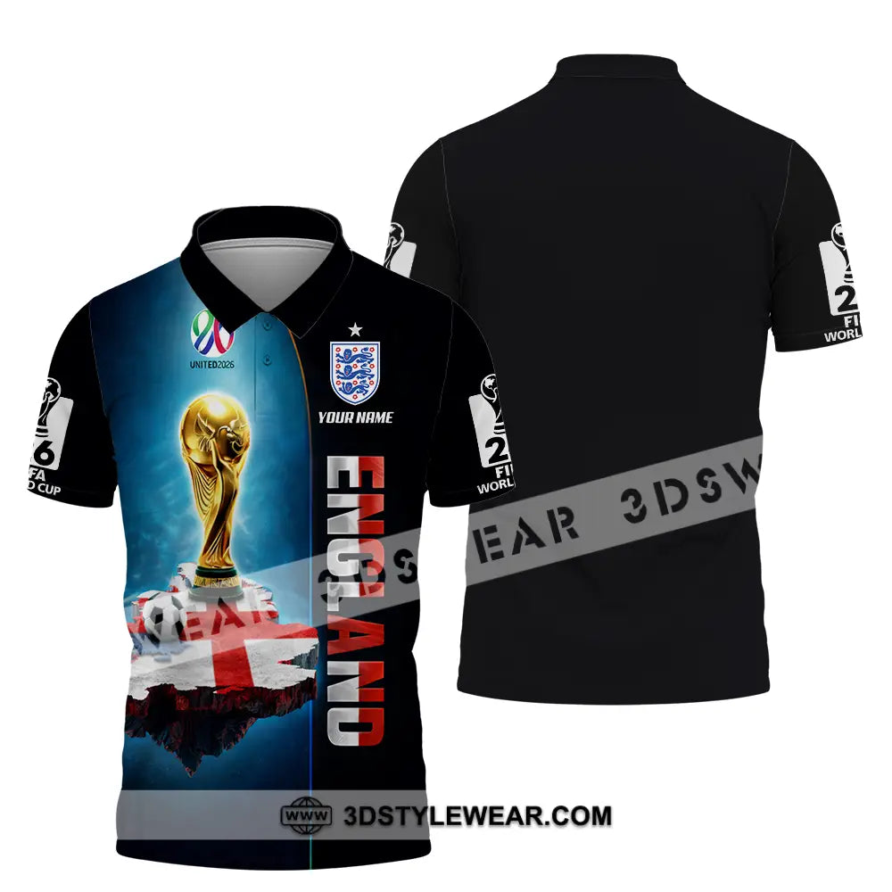 Unisex Shirt - Custom England World Cup 2026 3D Shirt - Polo Shirt / S - T-shirt