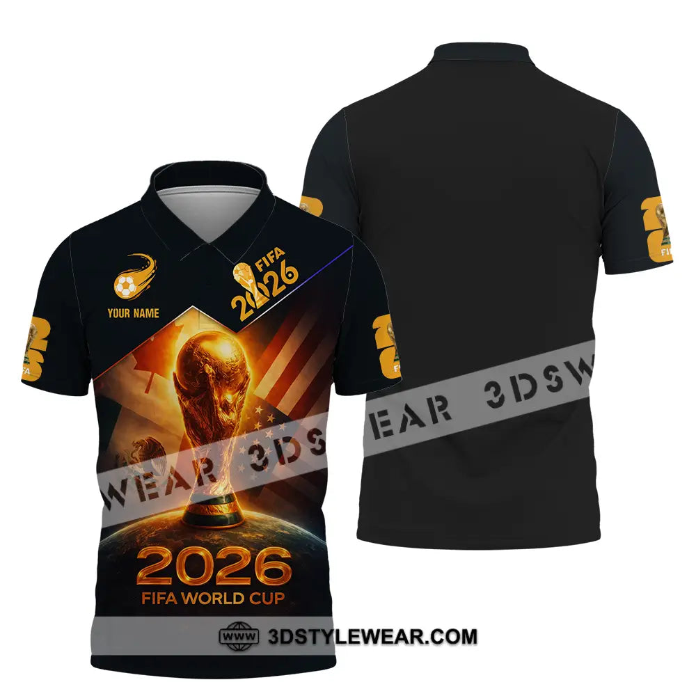 Unisex Shirt - Custom Fifa World Cup 2026 3D Shirt Polo Shirt / S T-shirt