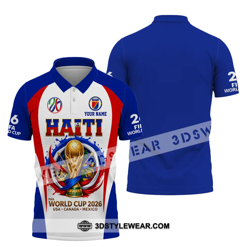 Unisex Shirt - Custom Haiti World Cup 2026 Shirt - Polo Shirt / S - T-shirt
