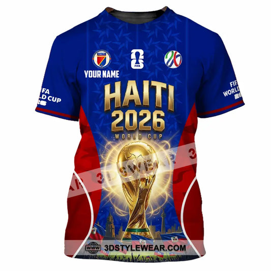 Unisex Shirt - Custom Haiti World Cup 2026 Shirt - T-Shirt / S - T-shirt