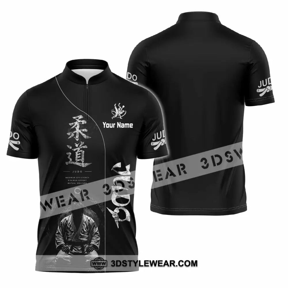 Unisex Shirt - Custom Judo Shirt - Zipper Polo Shirt / S - T-shirt