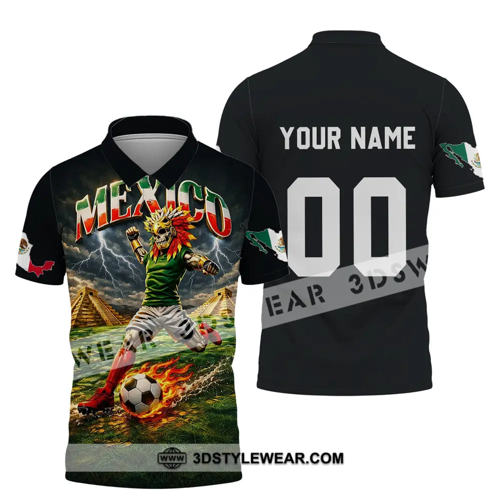 Unisex Shirt - Custom Mexico World Cup 2026 3D Shirt Polo Shirt / S T-shirt