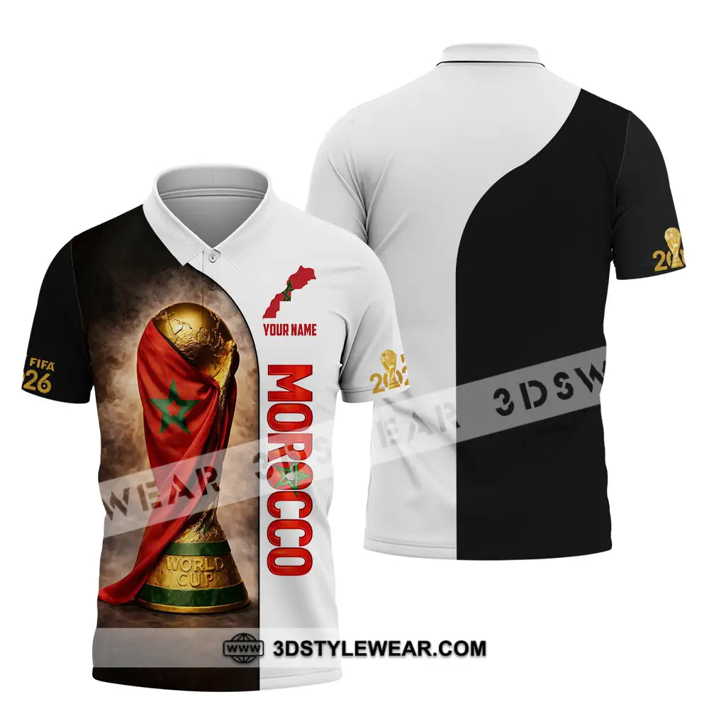 Unisex Shirt - Custom Morocco 3D Shirt Polo Shirt / S T-shirt
