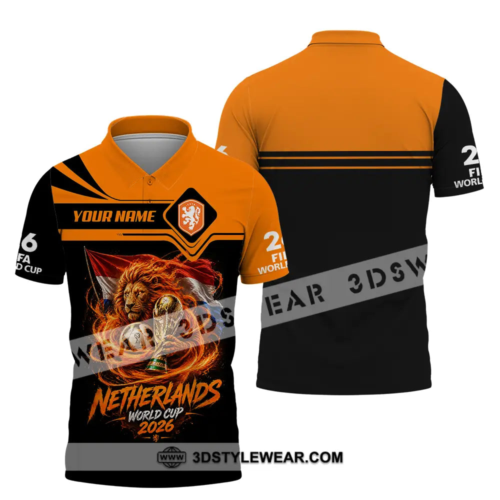 Unisex Shirt - Custom Netherlands World Cup 2026 Shirt - Polo Shirt / S - T-shirt