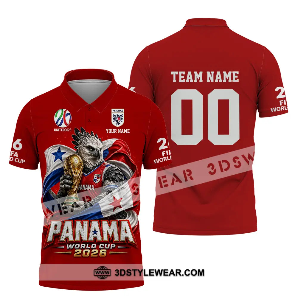 Unisex Shirt - Custom Panama World Cup 2026 3D Shirt - Polo Shirt / S - T-shirt