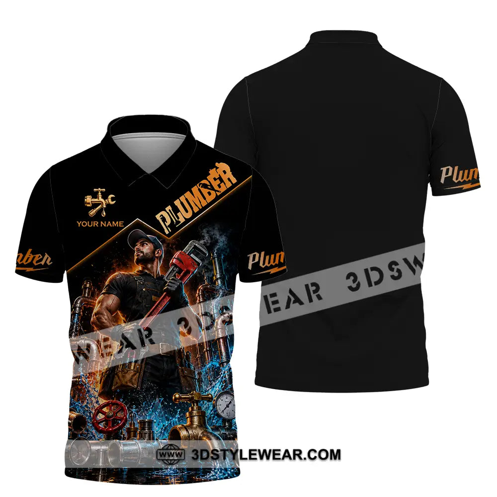 Unisex Shirt - Custom Plumber Shirt - Polo Shirt / S - T-shirt