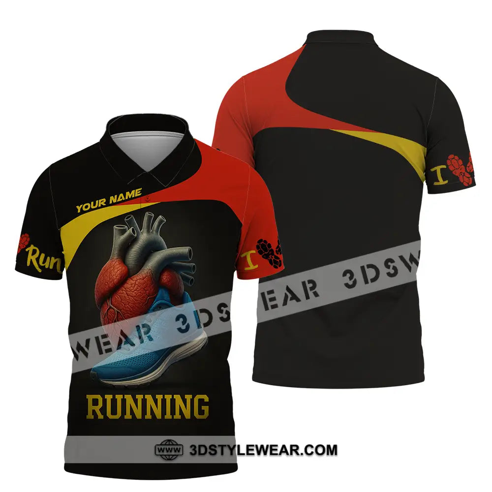 Unisex Shirt - Custom Running Lover Runner Shirt - Polo Shirt / S - T-shirt