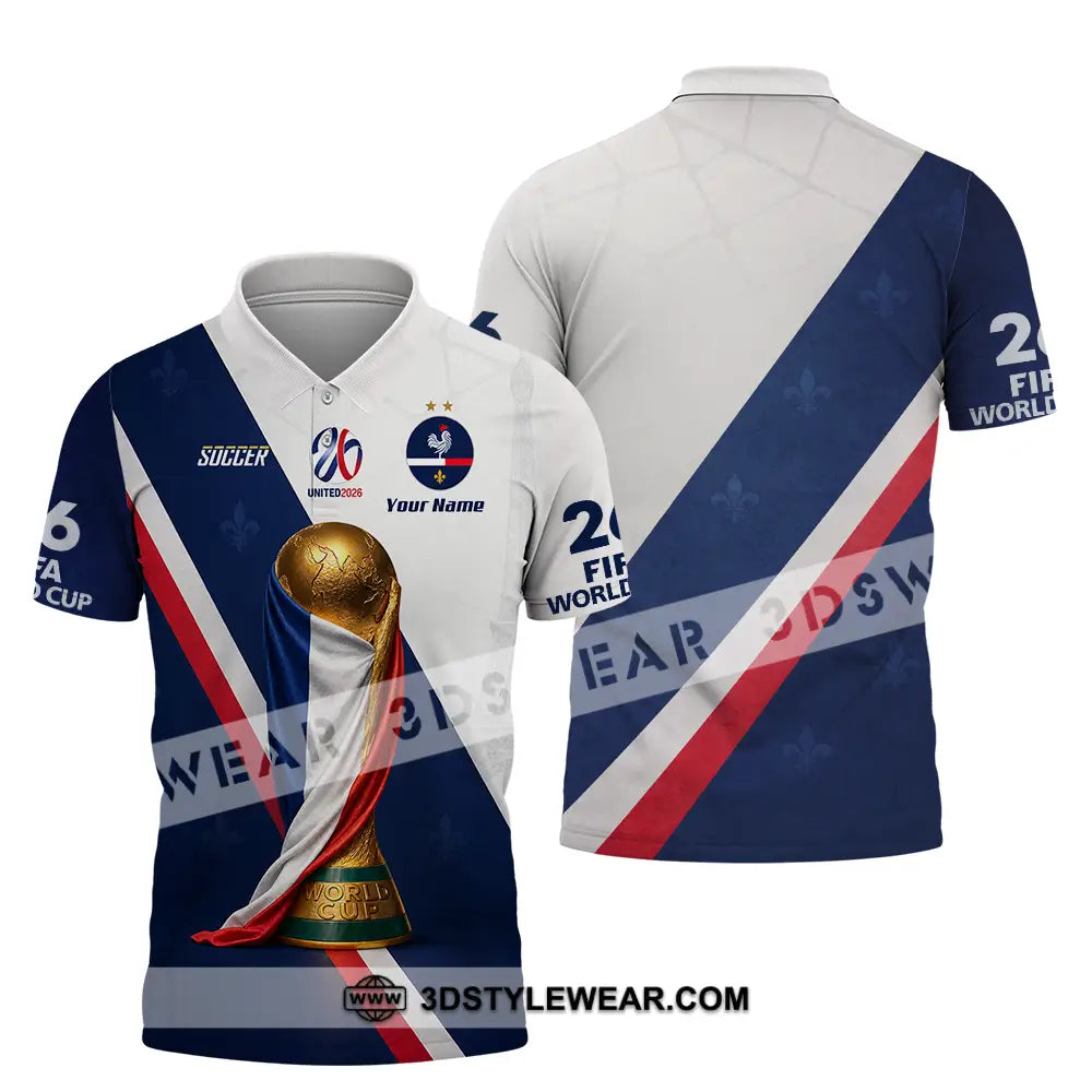 Unisex Shirt - Custom Soccer World Cup 2026 3D Shirt - Polo Shirt / S - T-shirt