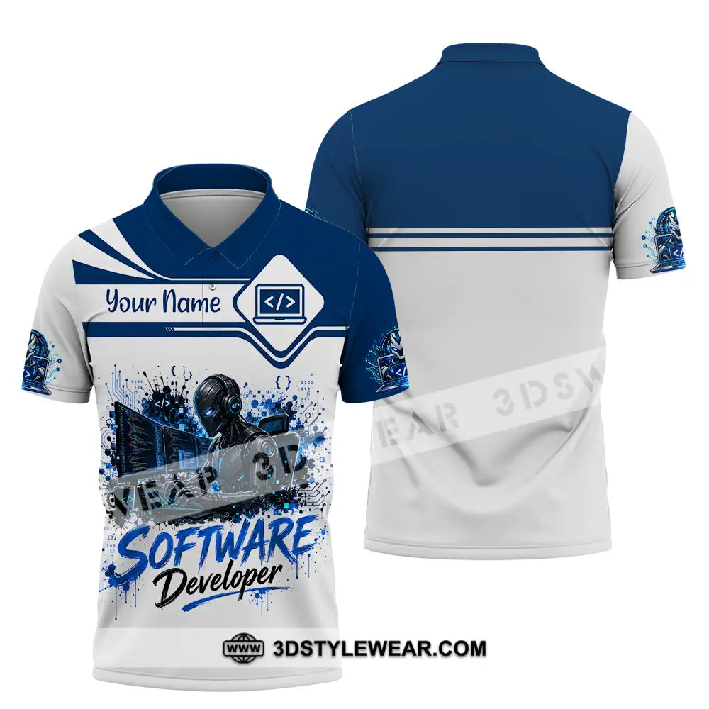 Unisex Shirt - Custom Software Developer Shirt - Polo Shirt / S - T-shirt