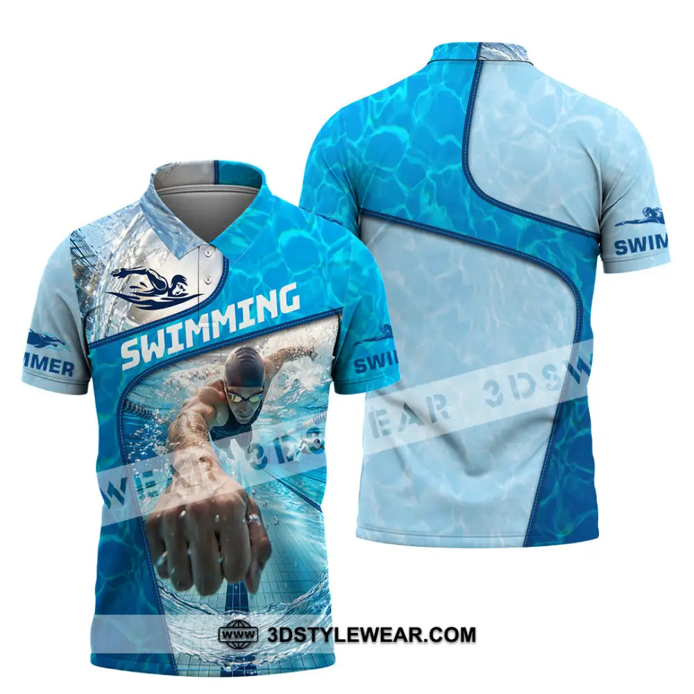Unisex Shirt - Custom Swimming Shirt - Polo Shirt / S - T-shirt