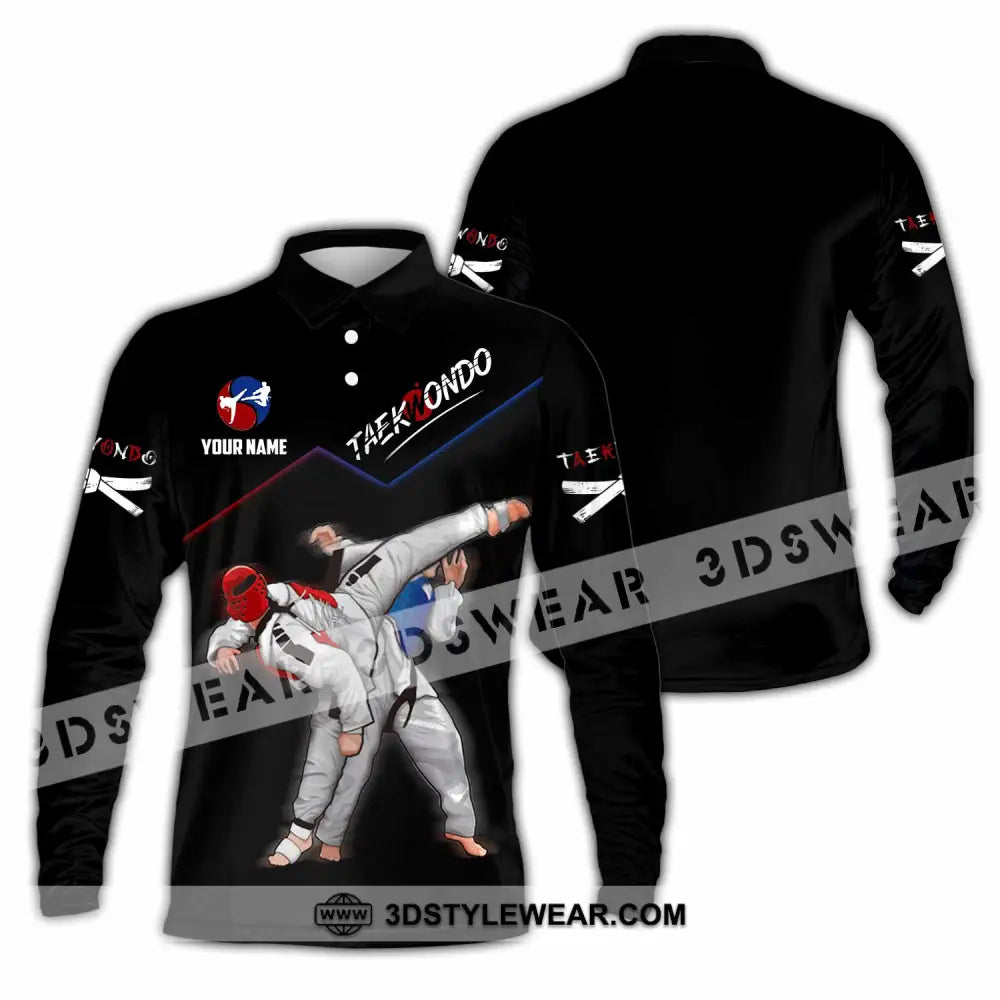 Unisex Shirt - Custom Taekwondo Shirt - Long Sleeve Polo / S - T-shirt