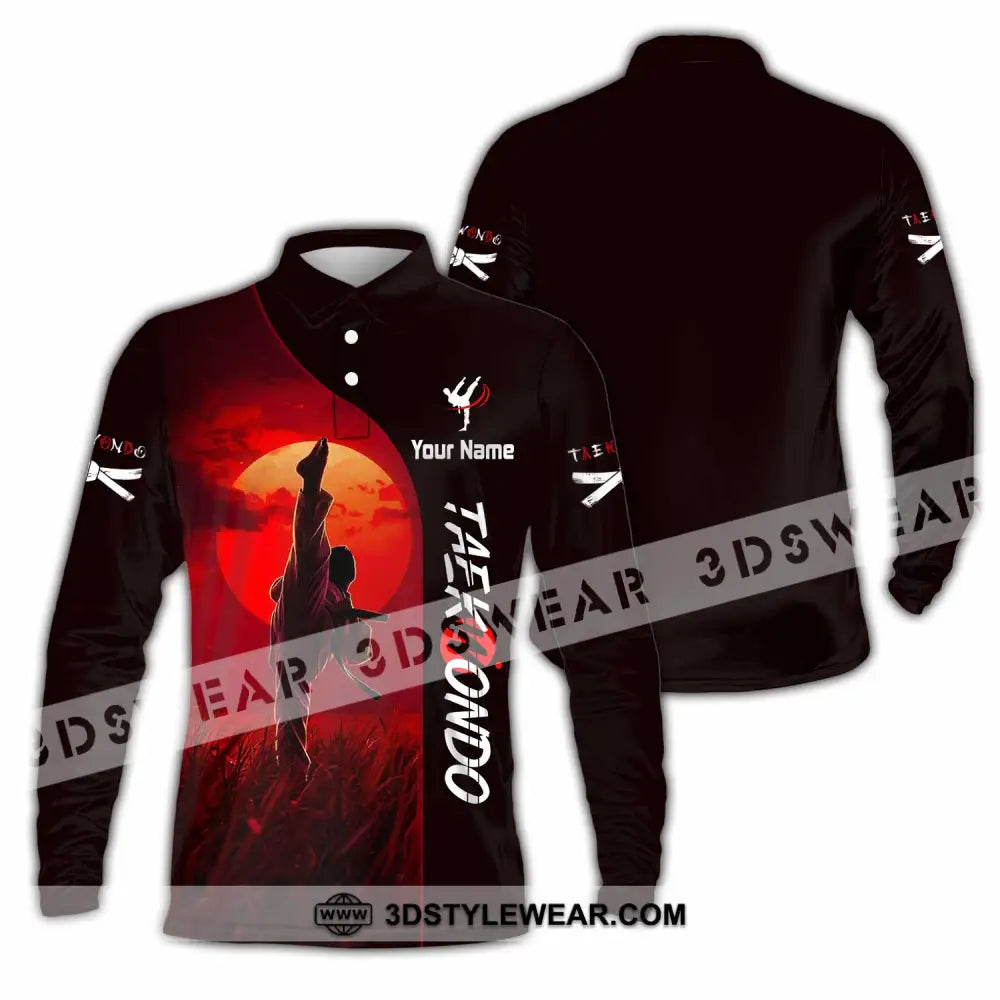 Unisex Shirt - Custom Taekwondo Shirt - Long Sleeve Polo / S - T-shirt