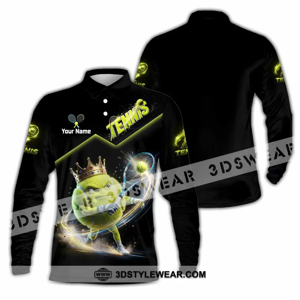 Unisex Shirt - Custom Tennis Shirt - Long Sleeve Polo / S - T-shirt