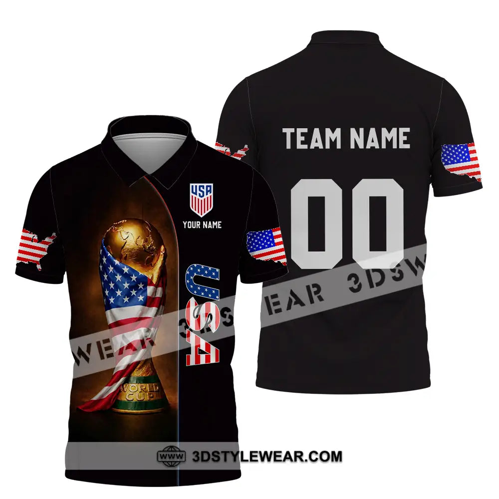 Unisex Shirt - Custom USA 3D Shirt Polo Shirt / S T-shirt