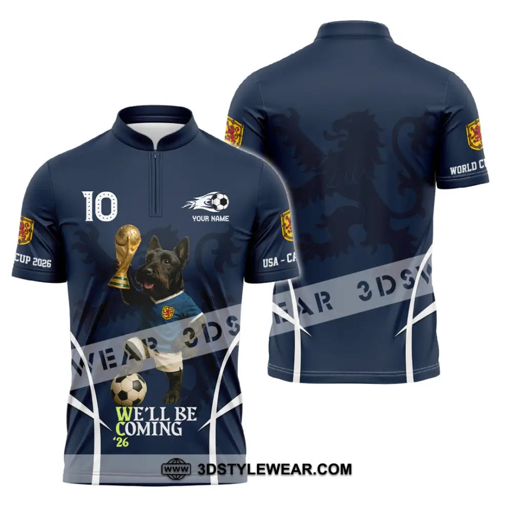 Unisex Shirt - Custom USA Weāll Be Coming 26 3D Shirt Zipper Polo Shirt / S T-shirt
