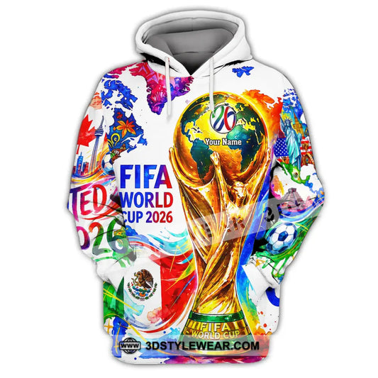 Unisex Shirt - Custom World Cup 2026 3D Shirt - Hoodie / S - T-shirt