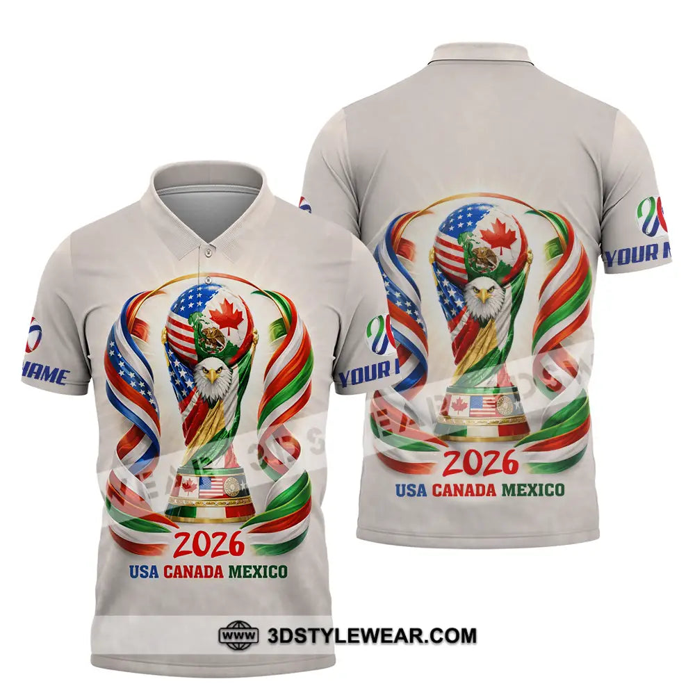 Unisex Shirt - Custom World Cup 2026 3D Shirt Polo Shirt / S T-shirt