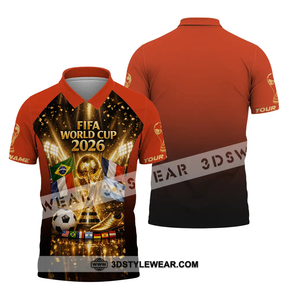Unisex Shirt - Custom World Cup 2026 3D Shirt Polo Shirt / S T-shirt