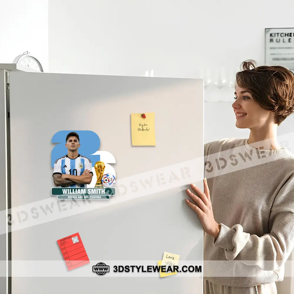 World Cup 2026 Fridge Magnet - Personalized Fridge Magnet - Fridge Magnet