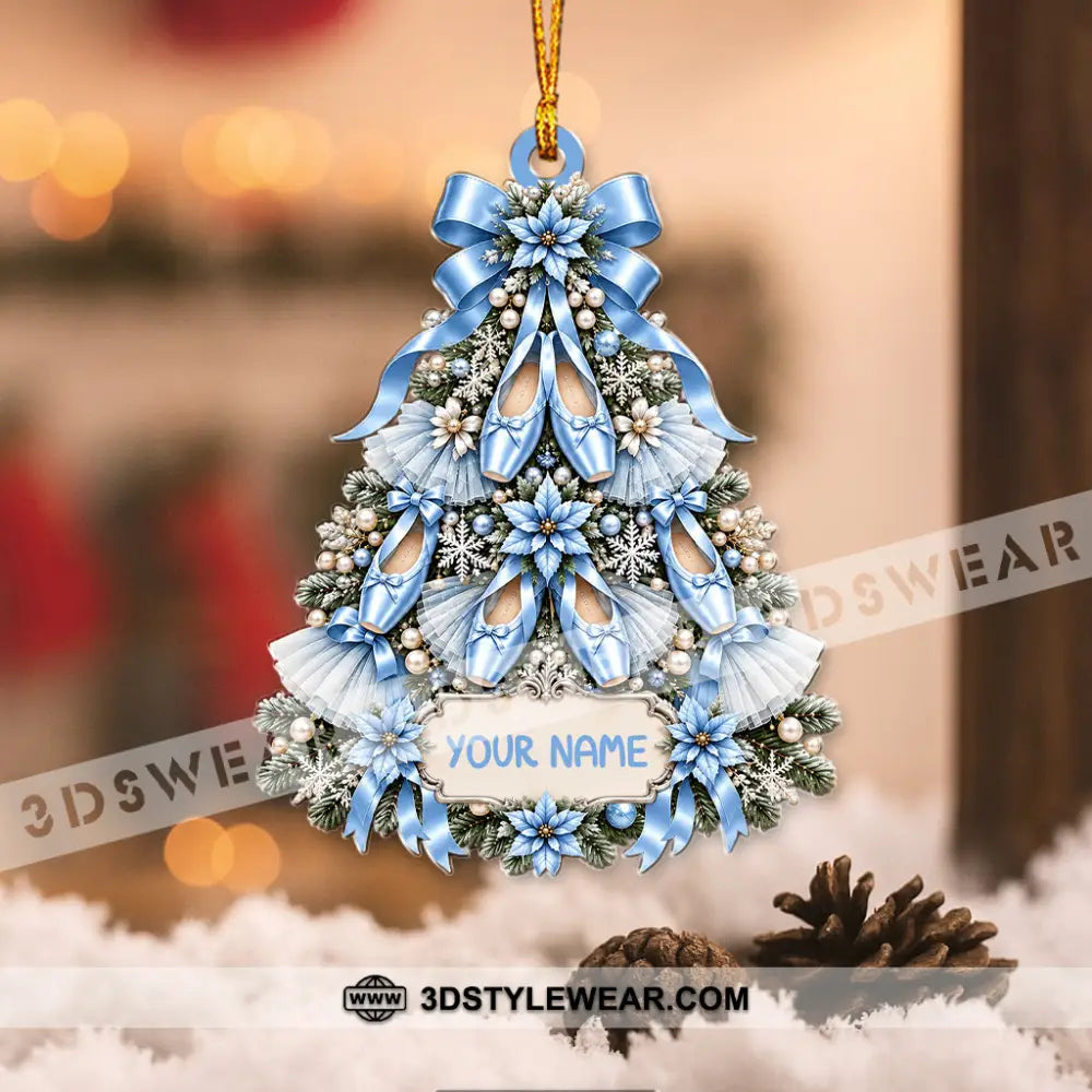 Ballet Christmas Tree Home Decor Christmas Ornament Personalized Ornament - Ornament