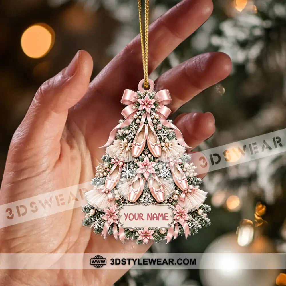 Ballet Christmas Tree Home Decor Christmas Ornament Personalized Ornament - Ornament