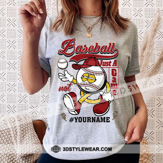 Baseball Is Not Just A Game, Personalized Baseball T-Shirt, Gift For Baseball Lovers style option 3
