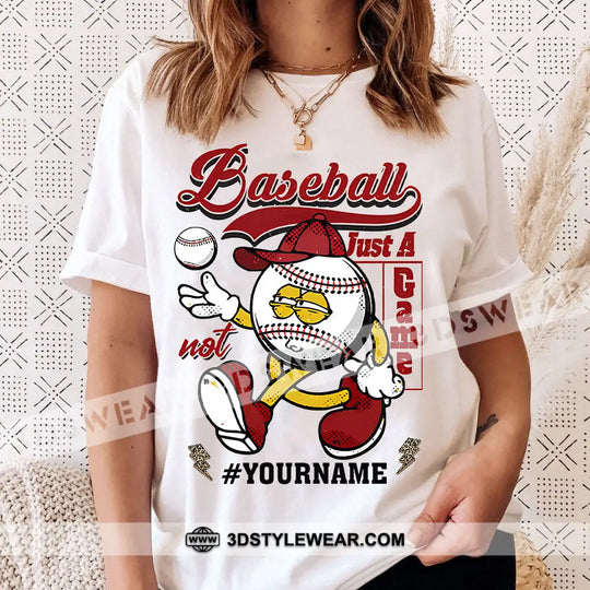 Baseball Is Not Just A Game, Personalized Baseball T-Shirt, Gift For Baseball Lovers style option 1