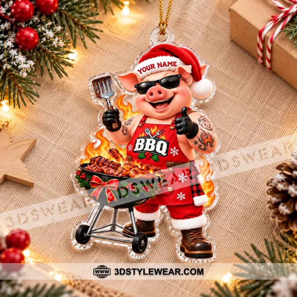 BBQ Home Decor Christmas Ornament Personalized Ornament - Ornament