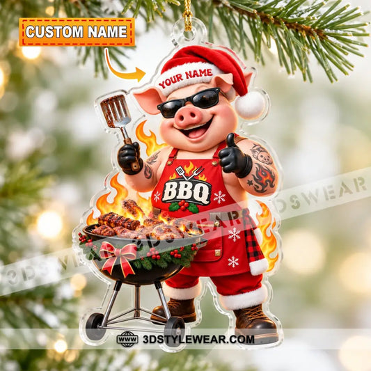 BBQ Home Decor Christmas Ornament Personalized Ornament - 3.54’’ / 1 Ornament - Ornament