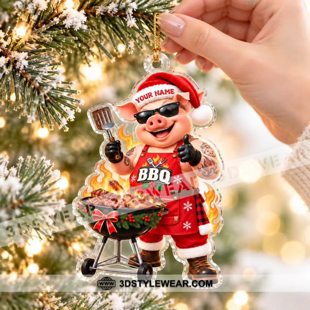 BBQ Home Decor Christmas Ornament Personalized Ornament - Ornament