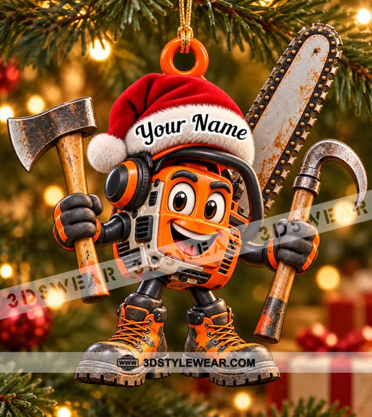Carpenter Home Decor, Christmas Ornament, Personalized Ornament style option 2