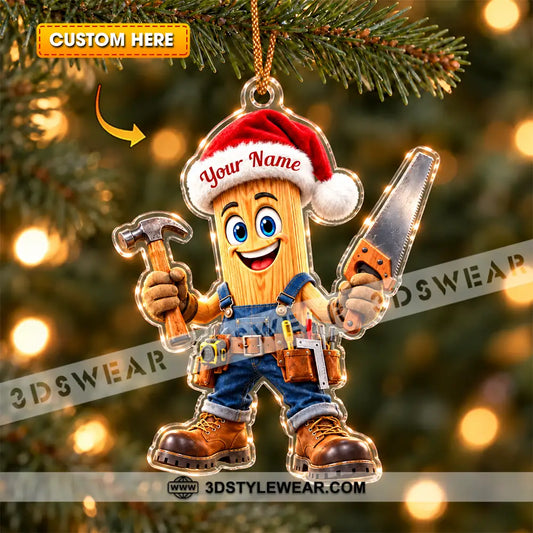 Carpenter Home Decor Christmas Ornament Personalized Ornament - 3.54’’ / 1 Ornament - Ornament