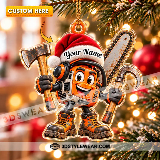 Carpenter Home Decor, Christmas Ornament, Personalized Ornament style option 1