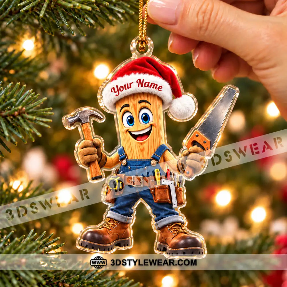 Carpenter Home Decor Christmas Ornament Personalized Ornament - Ornament