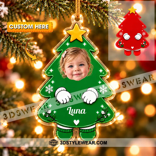 Christmas Tree Baby Home Decor Christmas Ornament Personalized Ornament - 3.54’’ / 1 Ornament - Ornament