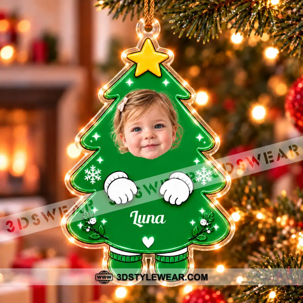 Christmas Tree Baby Home Decor Christmas Ornament Personalized Ornament - Ornament