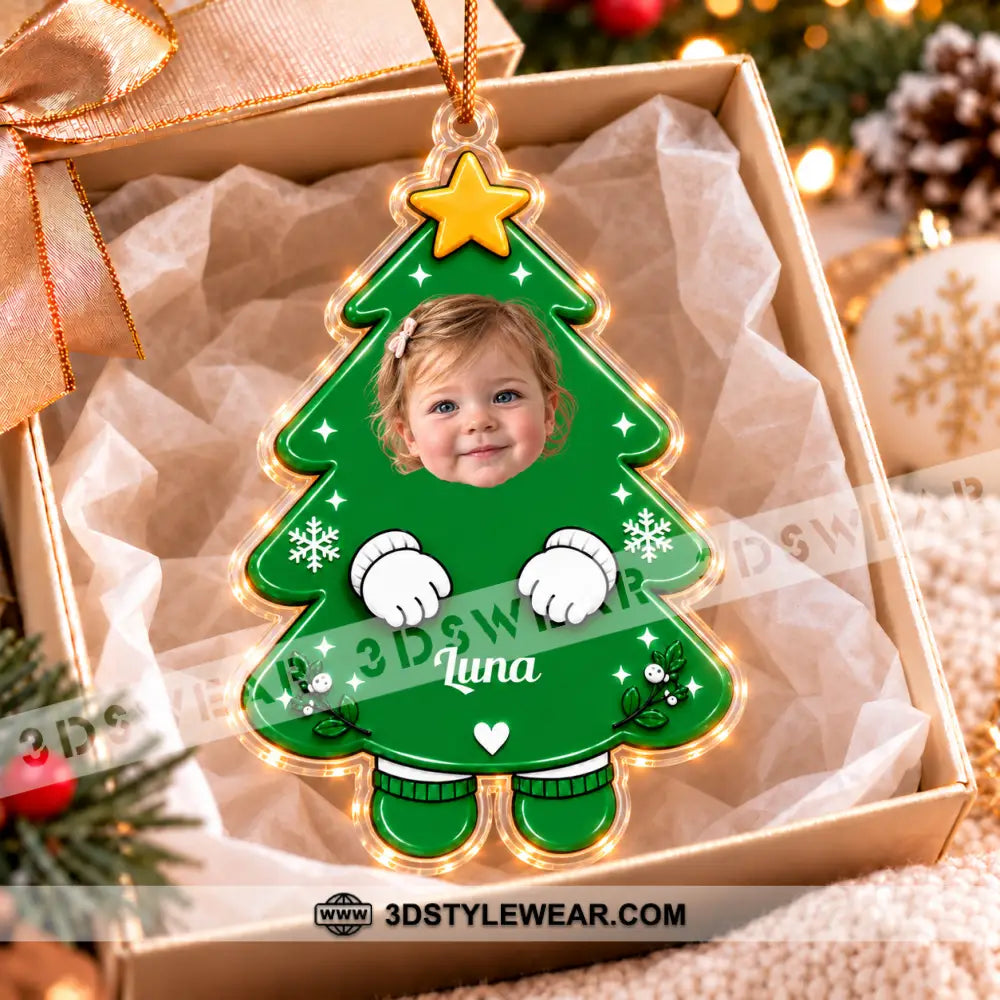 Christmas Tree Baby Home Decor Christmas Ornament Personalized Ornament - Ornament