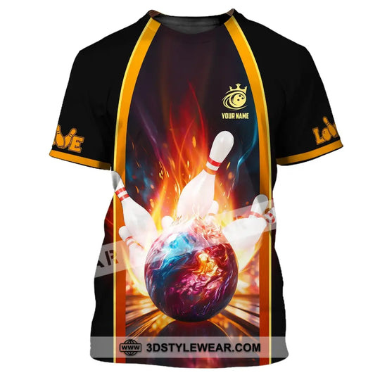 Custom Unisex Shirt, Bowling Polo Shirt, Bowling T-Shirt, Shirt For Bowling Lovers style option 2