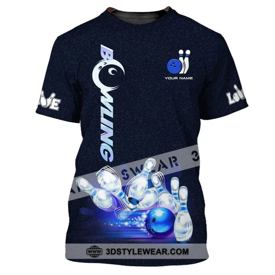 Custom Unisex Shirt, Bowling Polo Shirt, Bowling T-Shirt, Shirt For Bowling Lovers style option 2