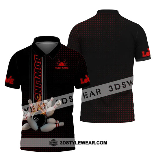 Custom Unisex Shirt, Bowling T-Shirt, Bowling Polo, Bowling Shirt, Shirt For Bowling Lovers style option 3