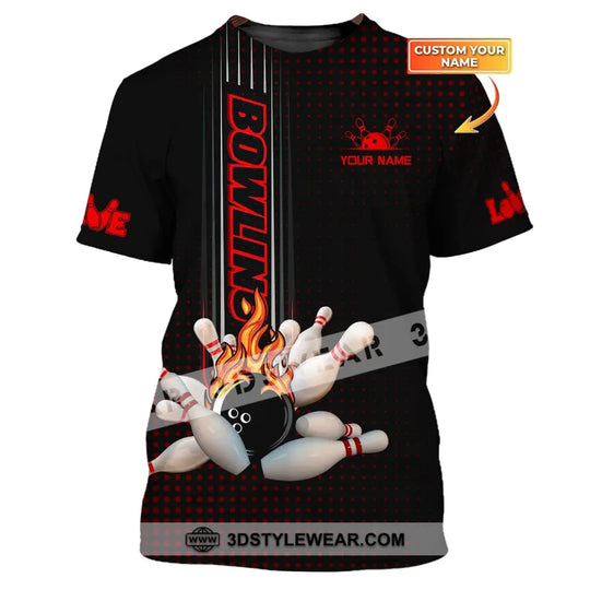 Custom Unisex Shirt, Bowling T-Shirt, Bowling Polo, Bowling Shirt, Shirt For Bowling Lovers style option 1