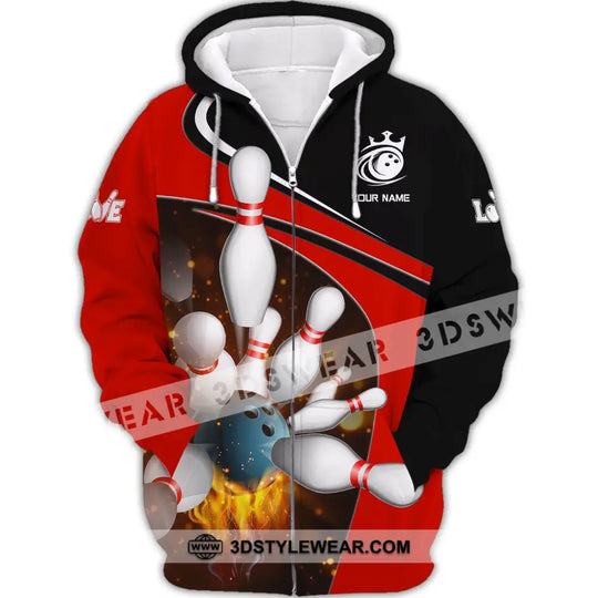 Custom Unisex Shirt, Bowling T-Shirt, Bowling Polo, Bowling Shirt, Shirt For Bowling Lovers style option 2