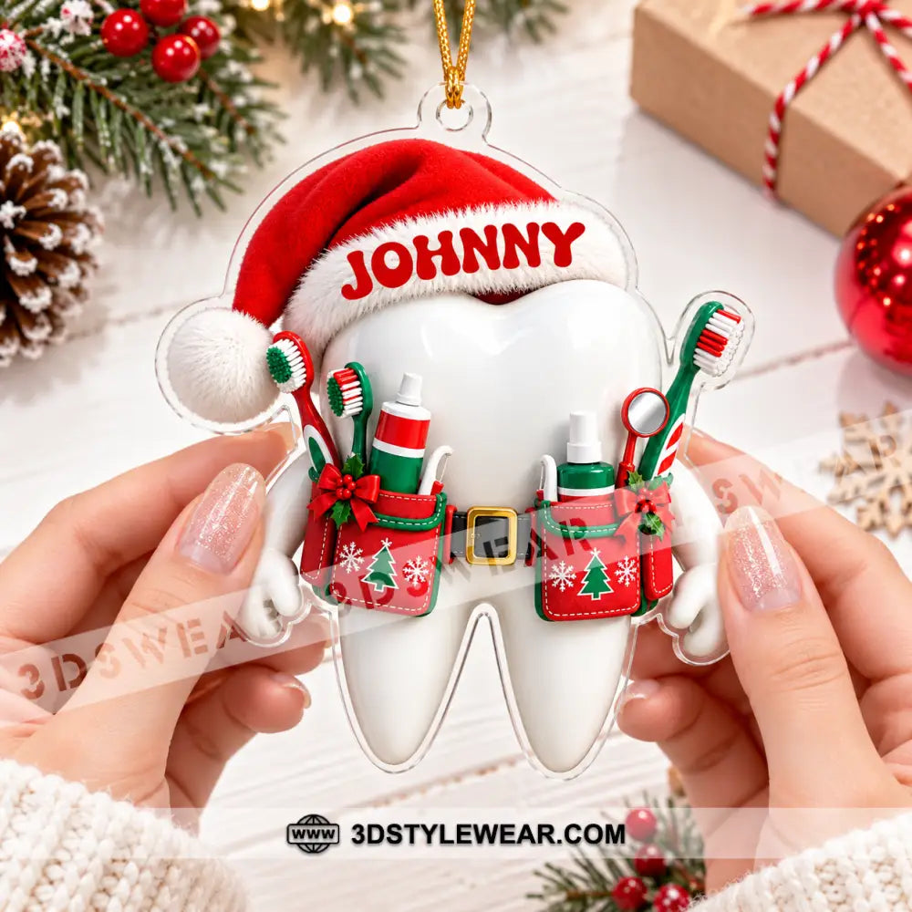 Dentist Home Decor Christmas Ornament Personalized Ornament - Ornament