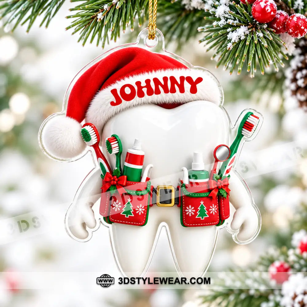 Dentist Home Decor Christmas Ornament Personalized Ornament - Ornament